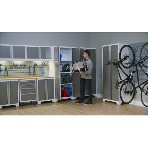NewAge Products Bold Series 7 Piece Complete Garage Storage System